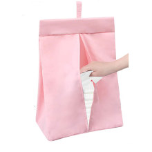 2021 New Pink Baby Storage Organizer Crib Waterproof Hanging Diaper Bag For Baby Essentials